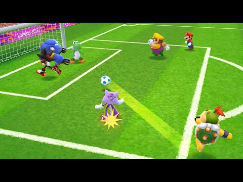 Mario Sonic At The London 2012 Olympic Games Soccer Bowser Jr The Best