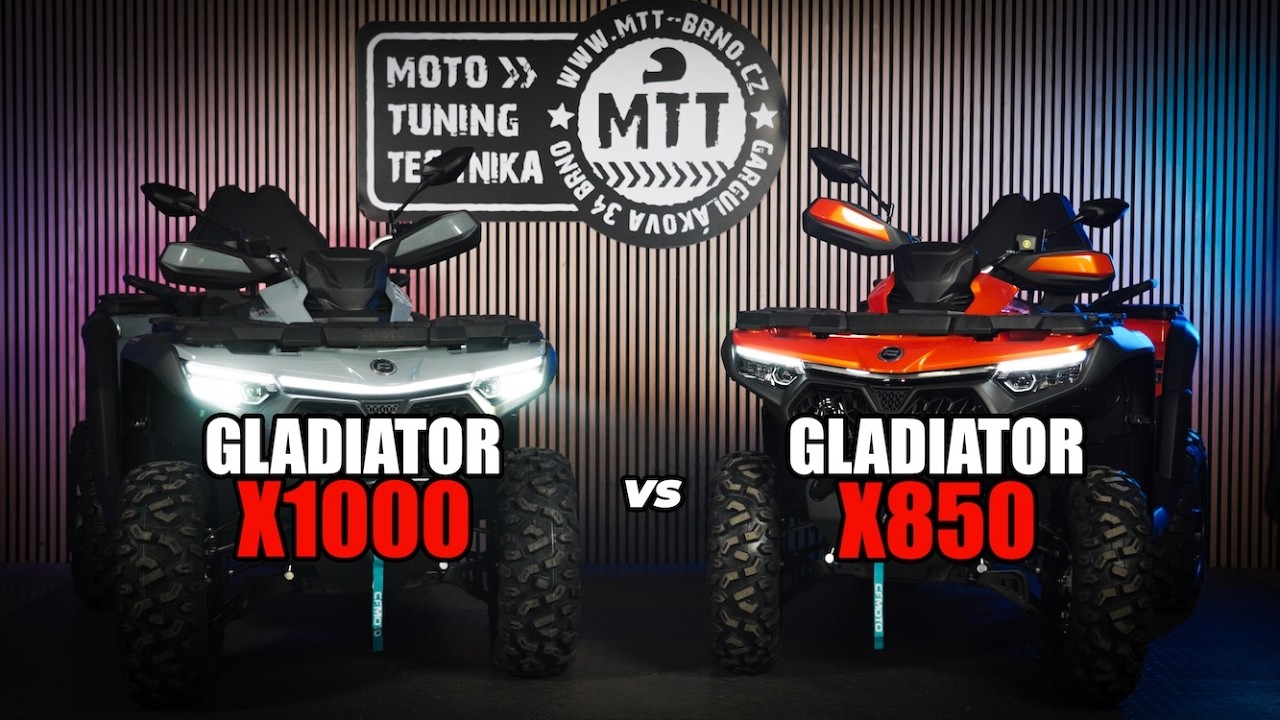Pracovní čtyřkolky CFMOTO Gladiator X850 G3 vs Gladiator X1000 G3