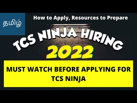 Do Not Apply without Watching  ⚠  - TCS Ninja Hiring for 2022 | TCS job opportunties latest |