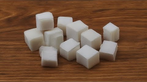 Time-Lapse Dissolving of a Sugar Cube in Water