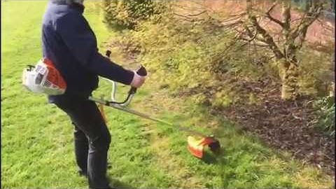 How to Start a STIHL Petrol Strimmer | Fraser C. Robb
