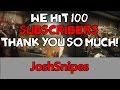 Thank You For The 100 Subscribers!