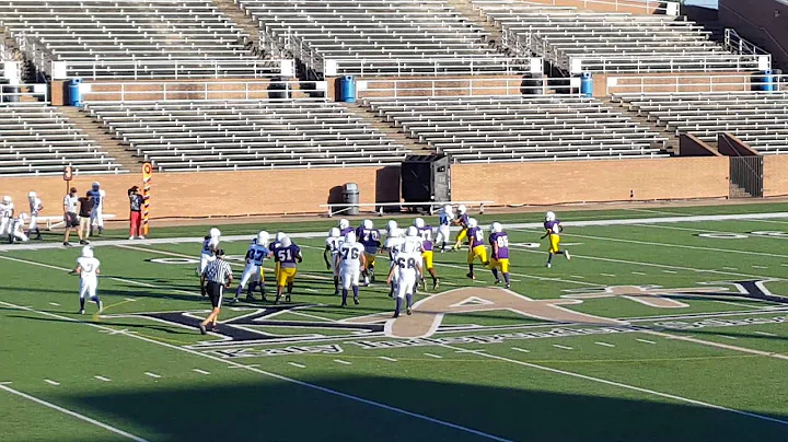 Jonathan Griggs amazing vision and footwork.
