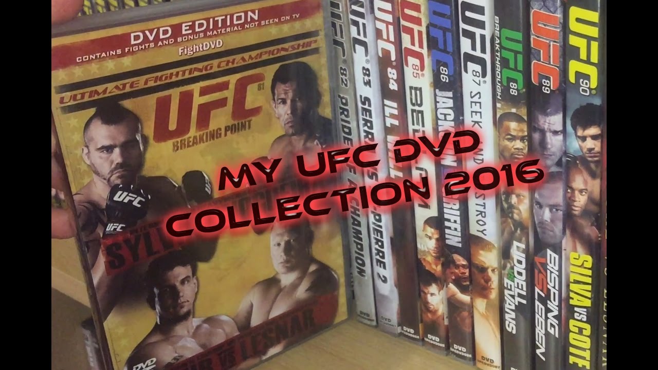 My UFC DVD Collection 2016