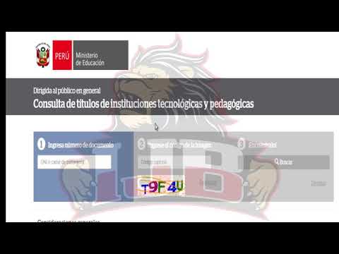 Consulta de títulos de instituciones tecnológicas y pedagógicas