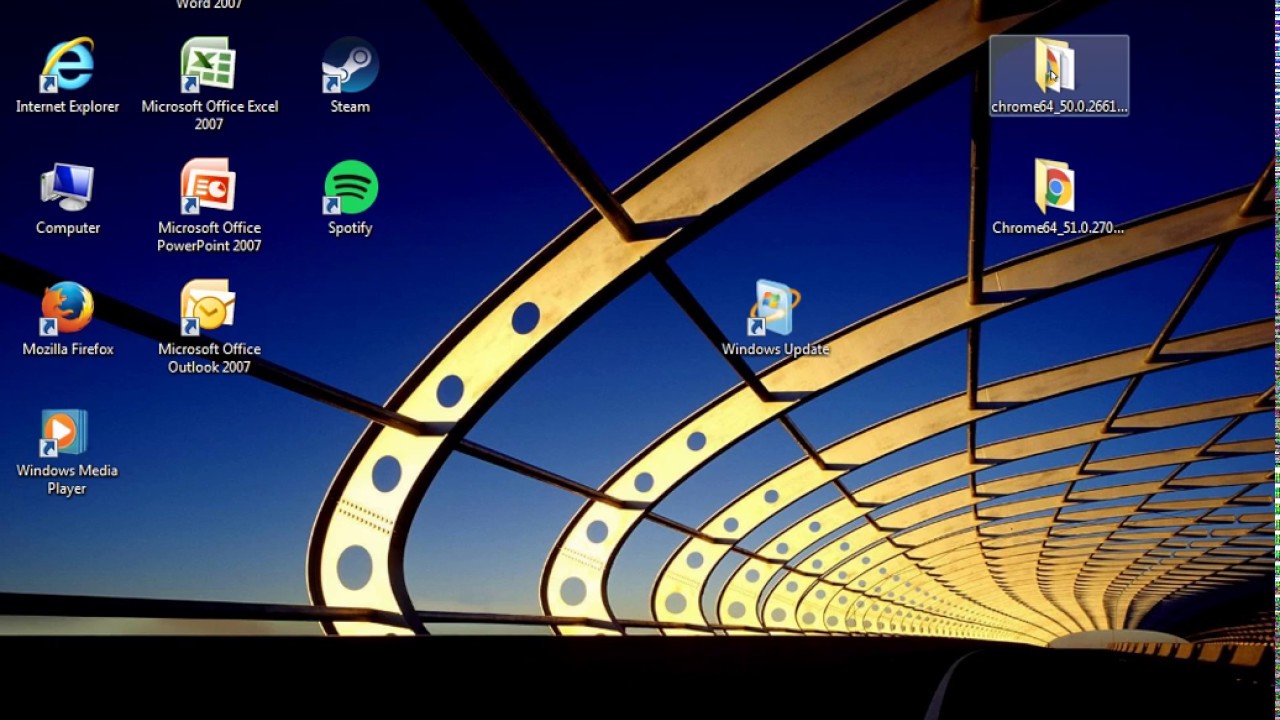 CHROME 50 on Windows Vista !