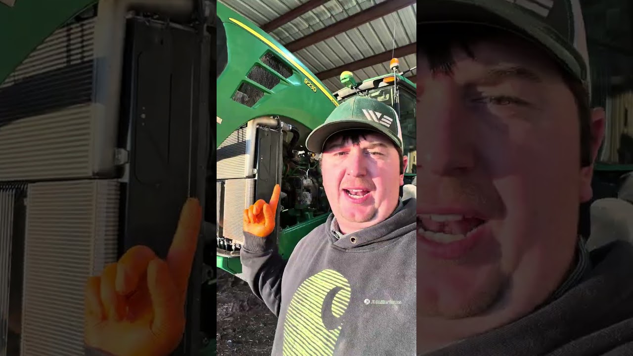 Repairs on a John Deere 9230 after an inspection