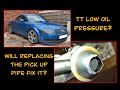 Oil pressure warning? Replacing the oil pick up pipe. Wrecked Audi TT project. Pt 5.