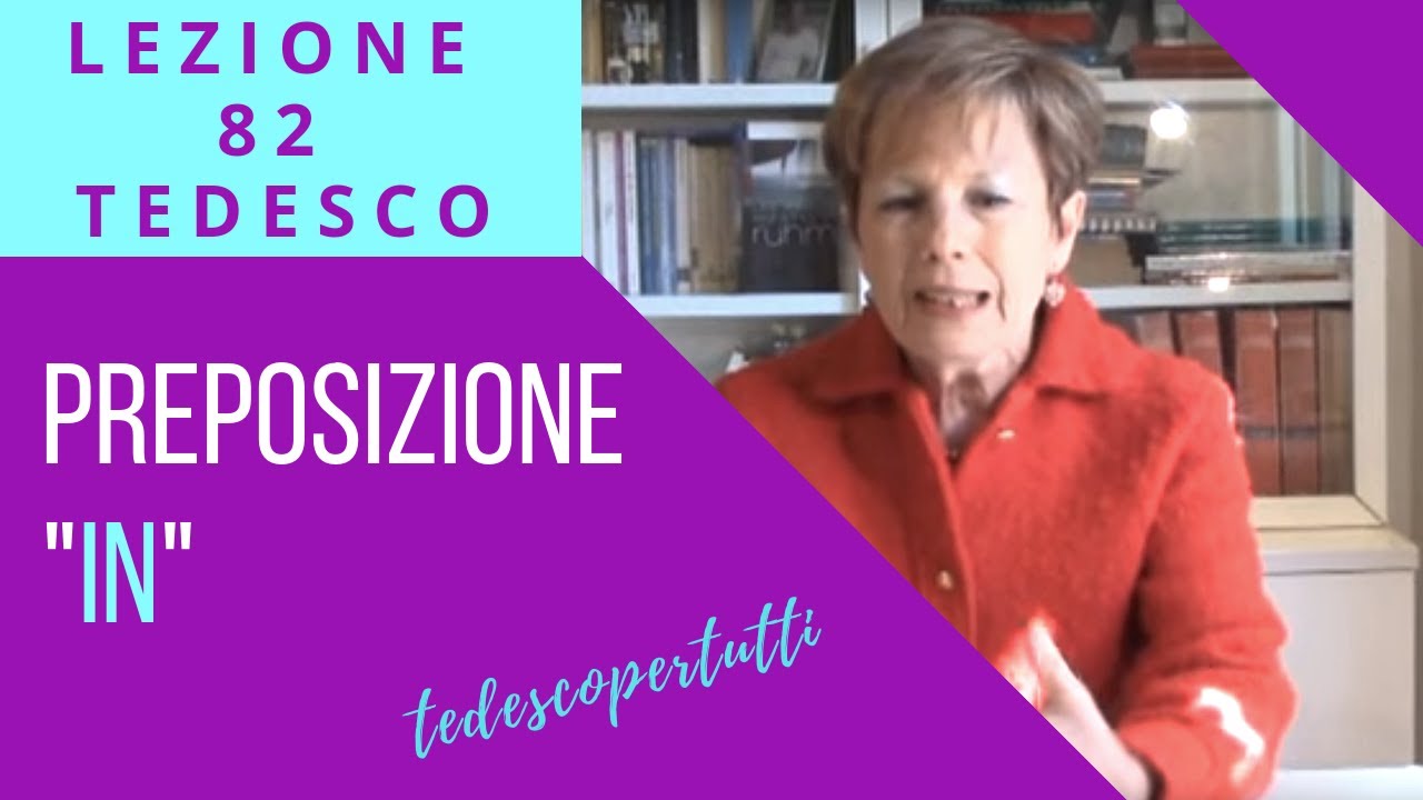 82 TEDESCO - Preposizione 
