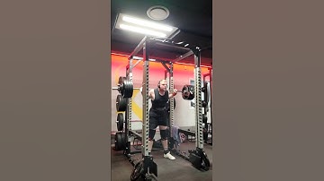If you fail a squat, just stand up and re rack it