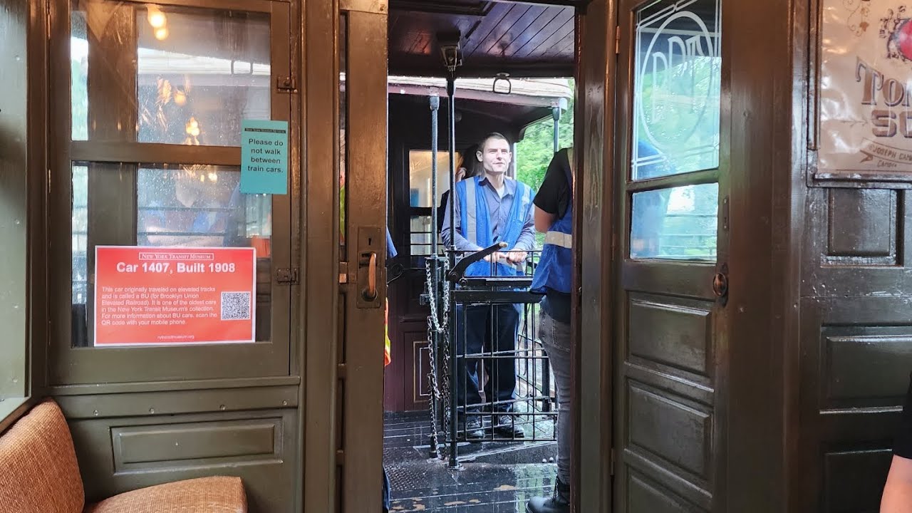 On board the BU Gate Cars Oldest Train! Brooklyn NY. 09.10.2023