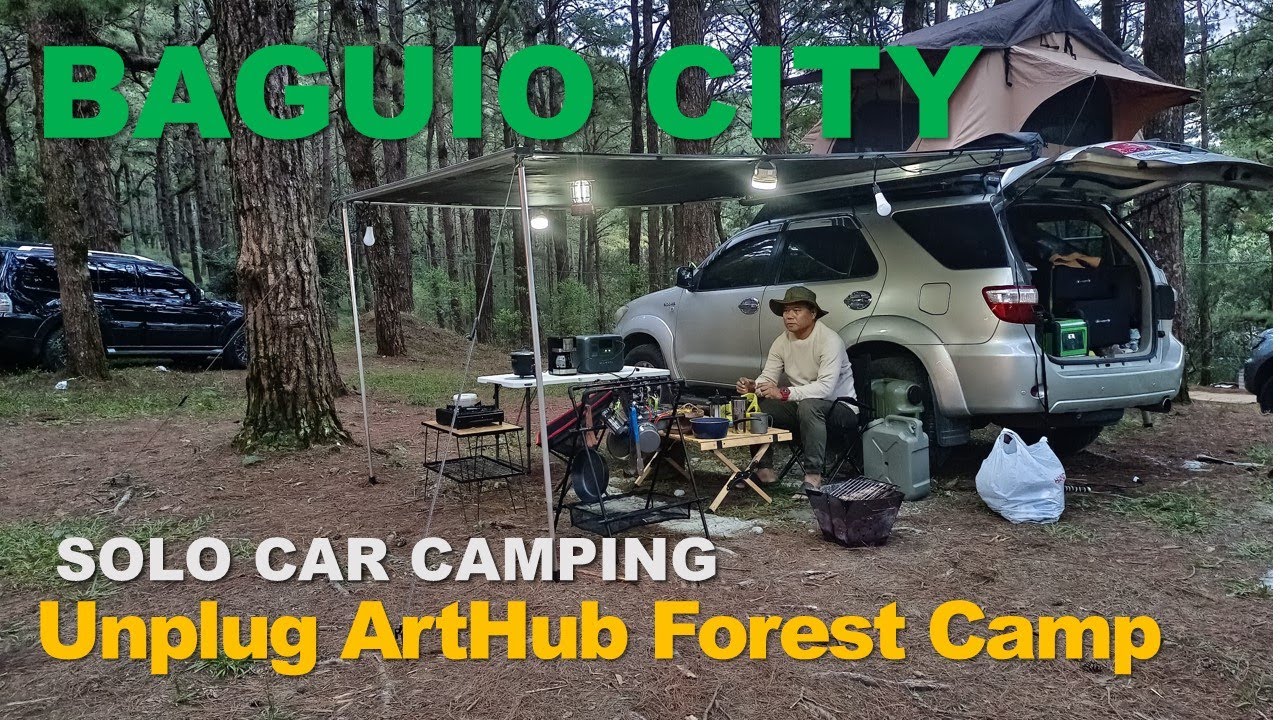 SOLO CAR CAMPING | Ep36 :  BAGUIO CITY | Unplug ArtHub Forest Camp