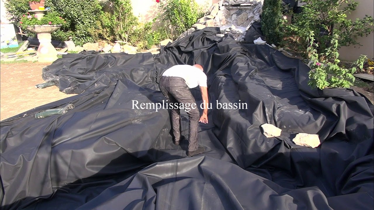 Construction de mon bassin de jardin avec cascade (Rhône-Alpes)