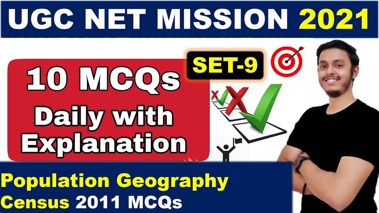 UGC NET Population Geography Census 2011 MCQs | UGC NET Geography MCQs Set-9 | UGC NET PYQs