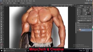Photoshop Tutorial make Bodybuilder man with 6 Pack screenshot 1
