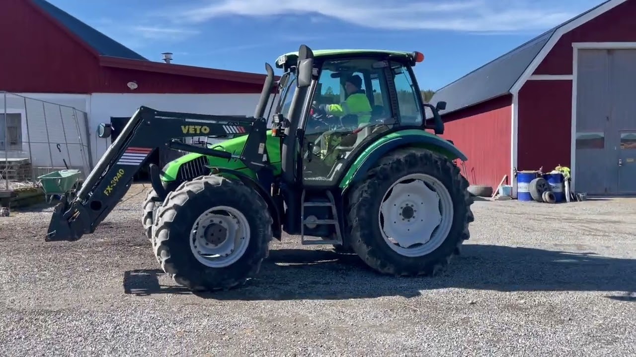 Traktor med lastare Deutz-Fahr 90