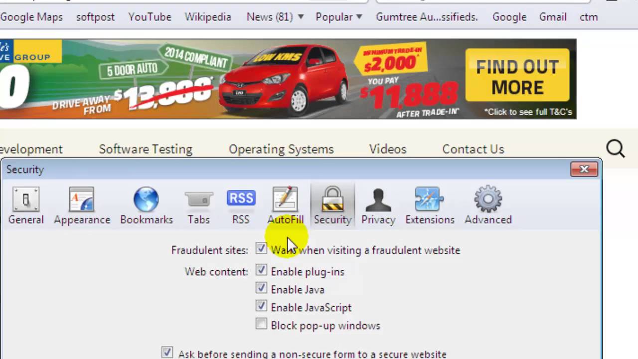 How to allow cookies in safari YouTube