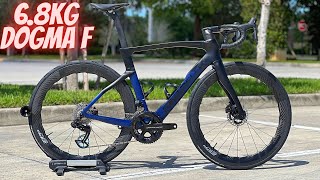 *CRAZY LIGHT DOGMA F BUILD!* (2023 PINARELLO DOGMA F MIDNIGHT BLUE, ZIPP 454