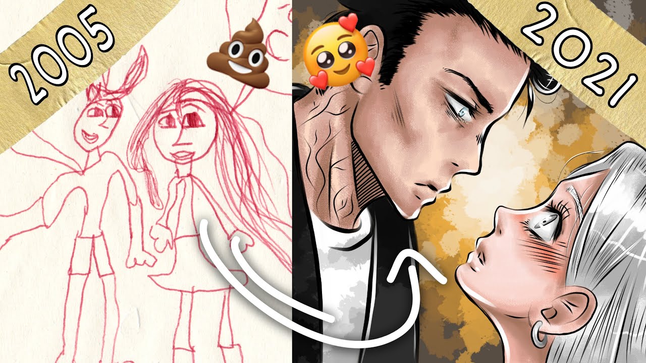 L'évolution de mes dessins ! (2005-2021) - YouTube