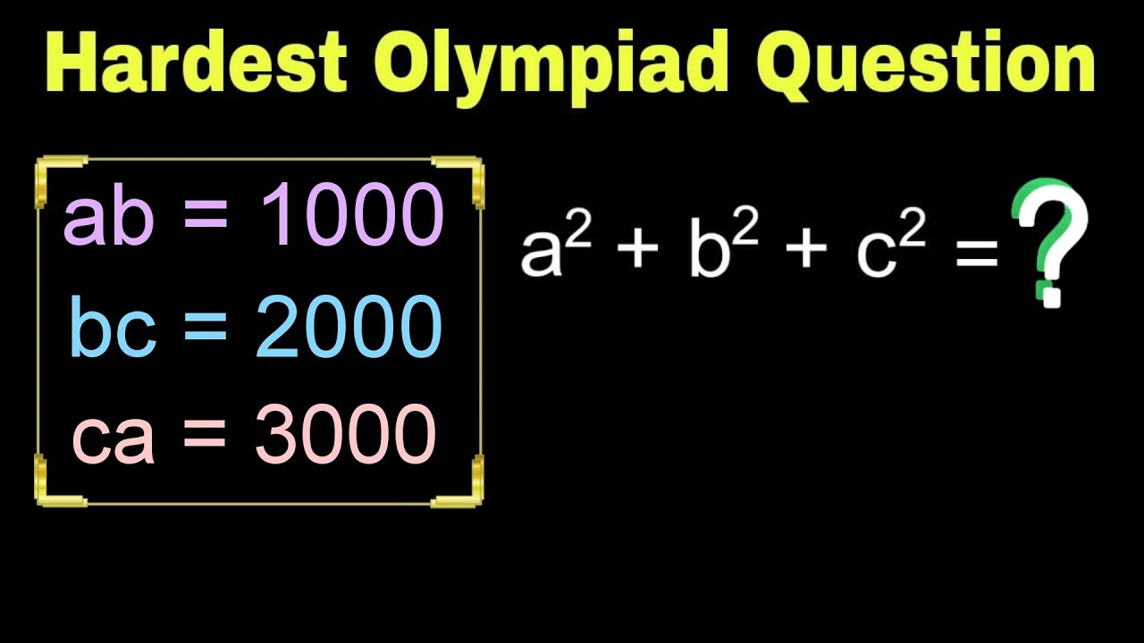 Math Olympiad | Nice Algebra Problem 👇👇👇👇 - YouTube