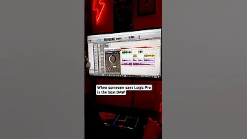 When someone says Logic Pro is the best DAW 🤪