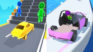 Shape shifting VS Assemble Run 3D Android iOS Gameplay Ep3