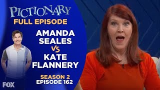 Ep 162. Aqua Art | Pictionary Game Show Full Episode: Amanda Seales & Kate Flannery