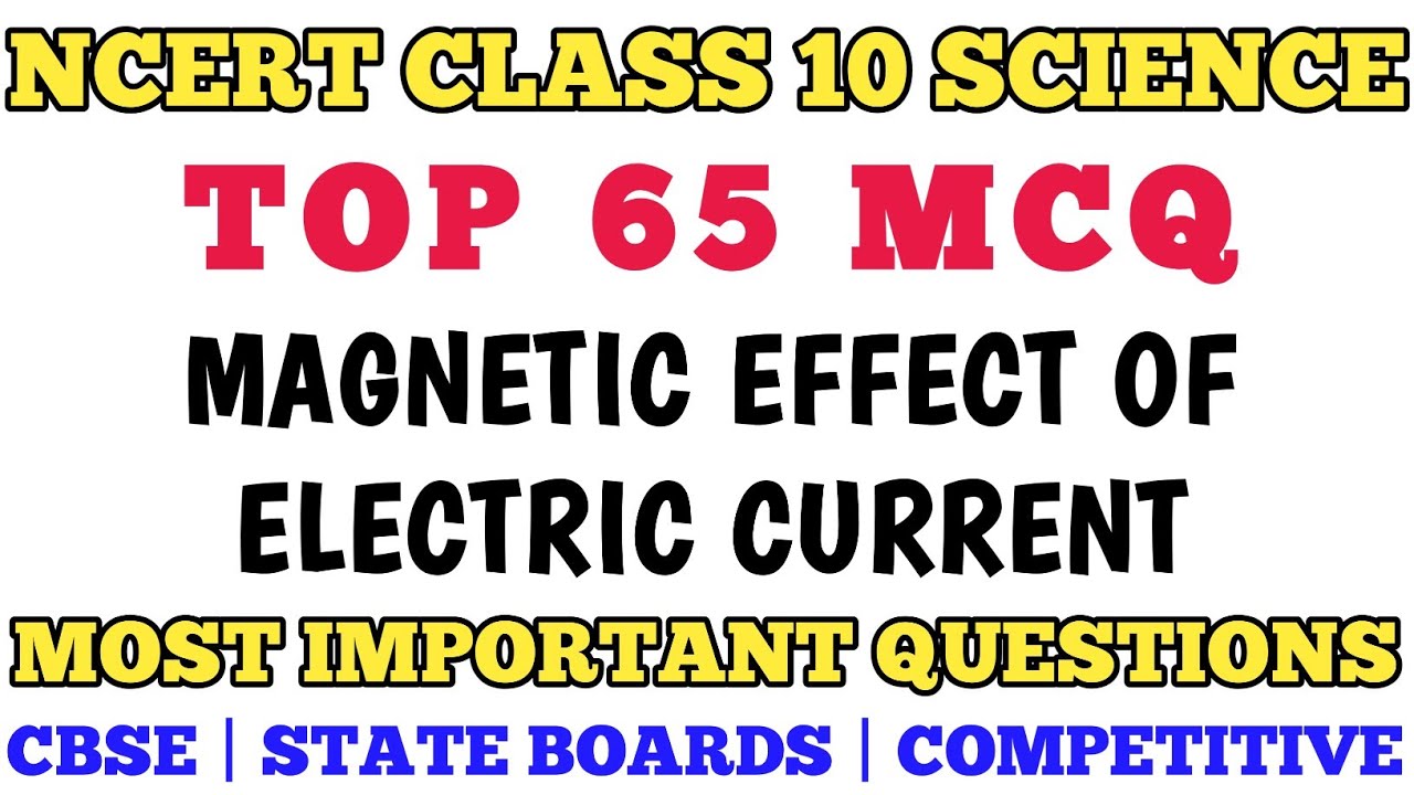 Best Mcq Class 10 Effects Of Electric Current CBSE APS KVS mcqncert 