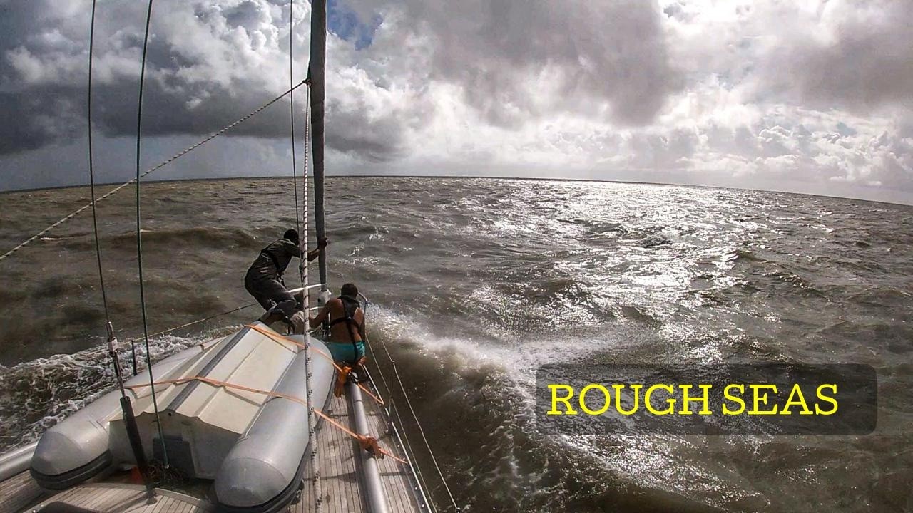 ⁣Anchoring 10 Miles Offshore... at Night | Sailing from Sweden to Brazil & Caribbean [3.22]
