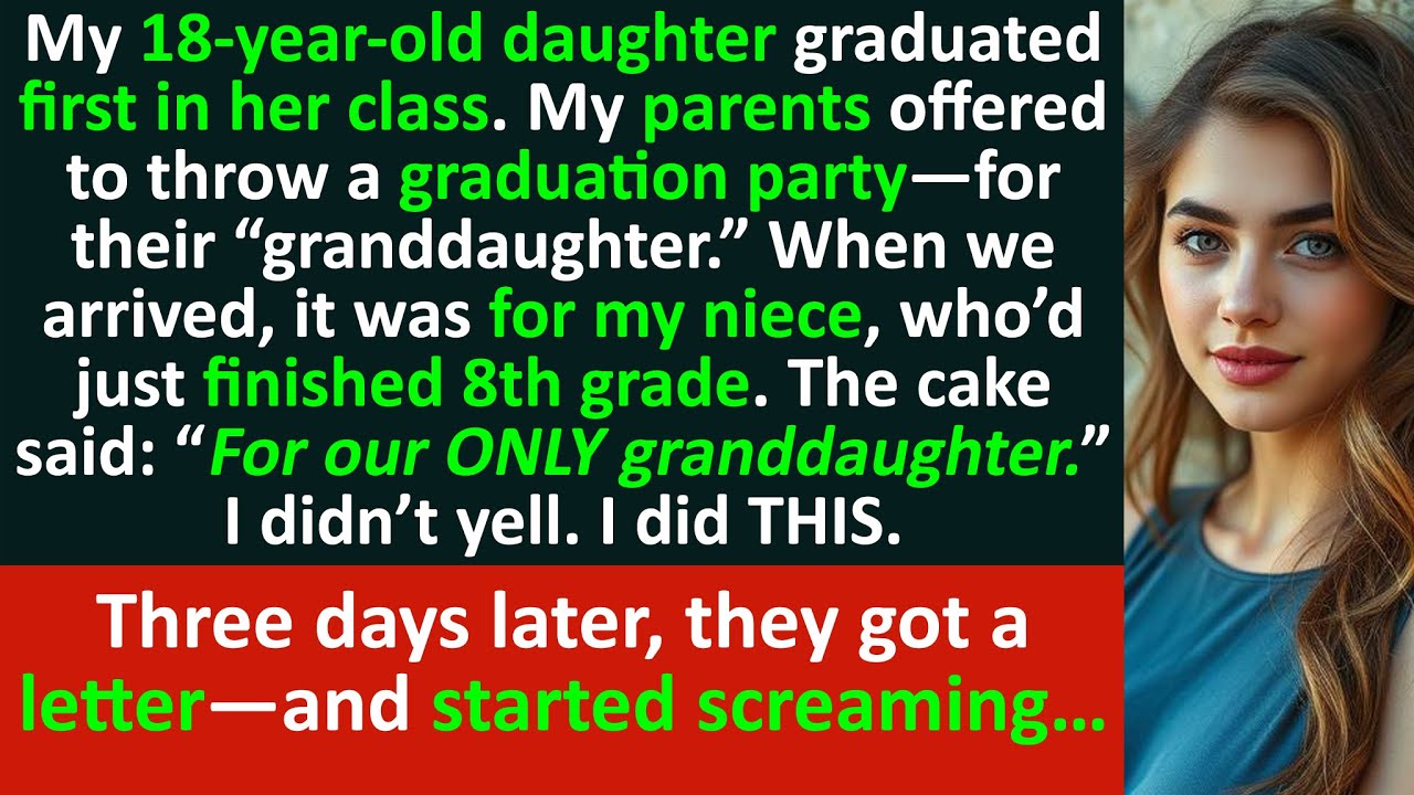 My parents tried to ERASE my daughter at something that was meant to be her OWN graduation party…