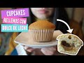 🧁CUPCAKES con RELLENO de DULCE DE LECHE🧁(Fácil)-Cynthia