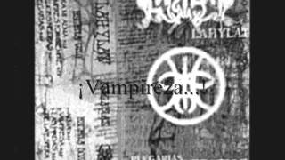 Video thumbnail of "Lahylat - Vampiresa (Lyrics)"