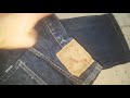 Orslow jeans shorten hems with chain stitched finish at the denim doctor manchester alterations