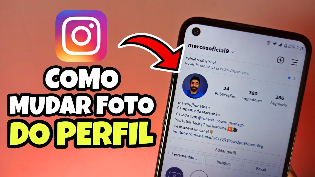 COMO MUDAR A FOTO DO PERFIL DO INSTAGRAM (DICA SIMPLES) - YouTube