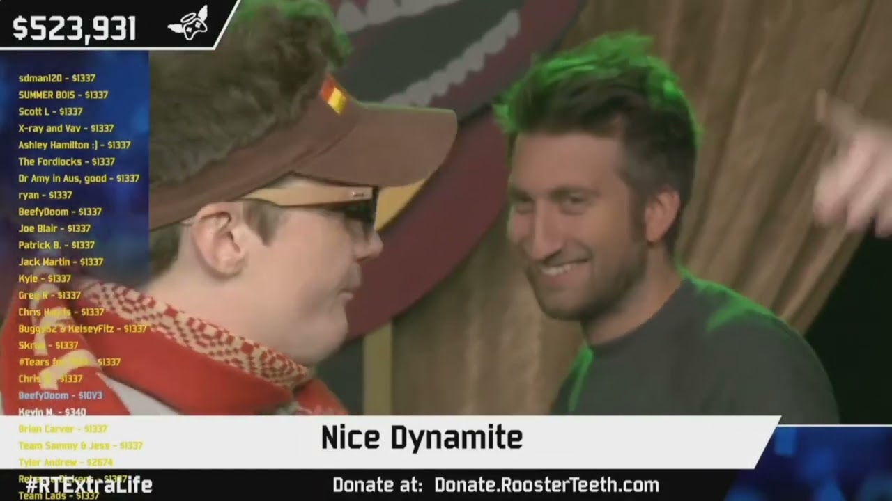 Team Nice Dynamite | Rooster Teeth Extra Life 2021