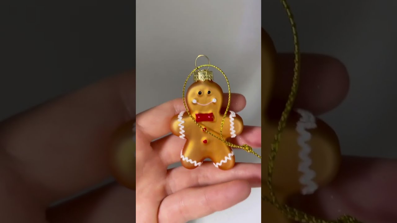 Christmas Glass Ornament Candy Cane