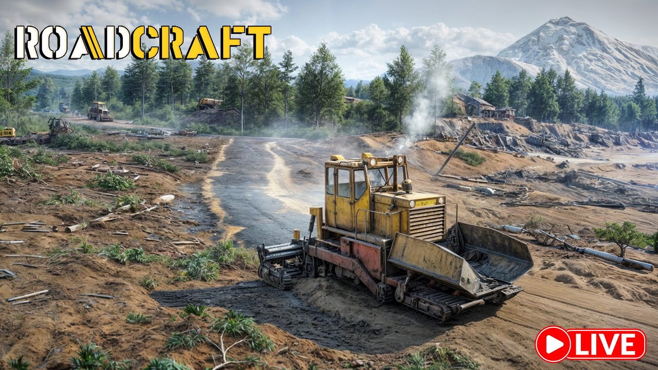 تكملة اصلاح الطرقات | لعبة RoadCraft