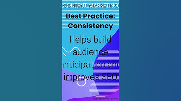 Best Practice: Consistency - Maintain a regular posting schedule #consistency #smallbusiness