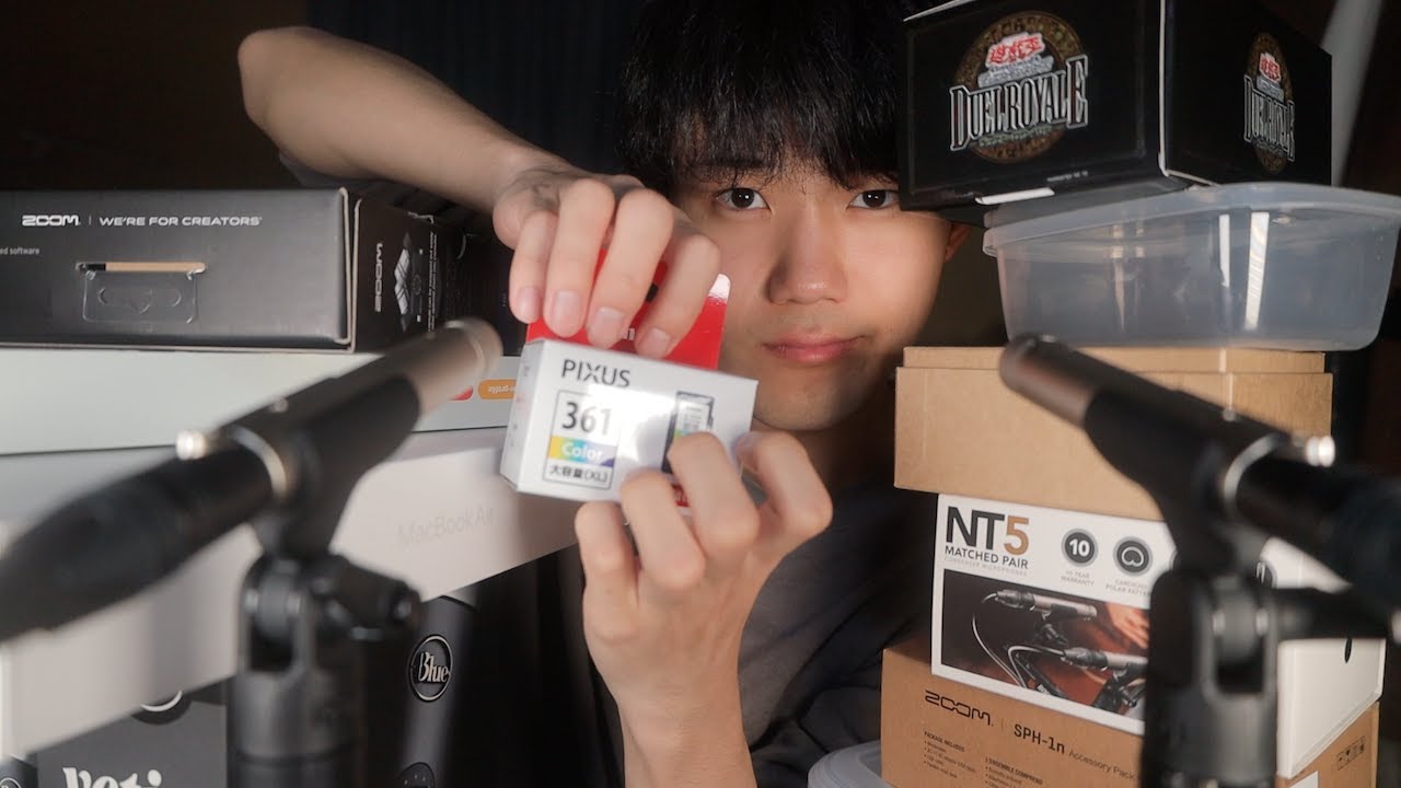 【ASMR】結局これが眠れる！！13種類の箱タッピング【SUB】Box Tapping ASMR for people who NEED sleep tonight