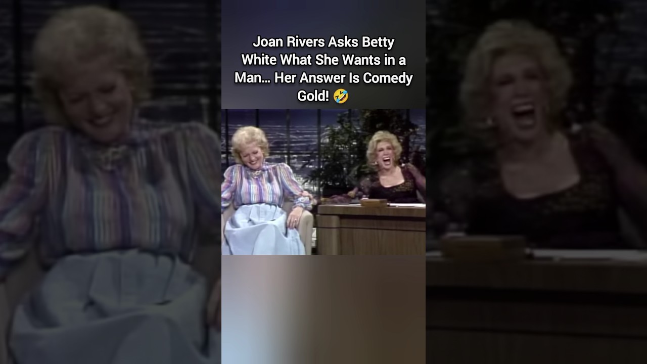 Joan Rivers Asks Betty White What She Wants in a Man 🤣