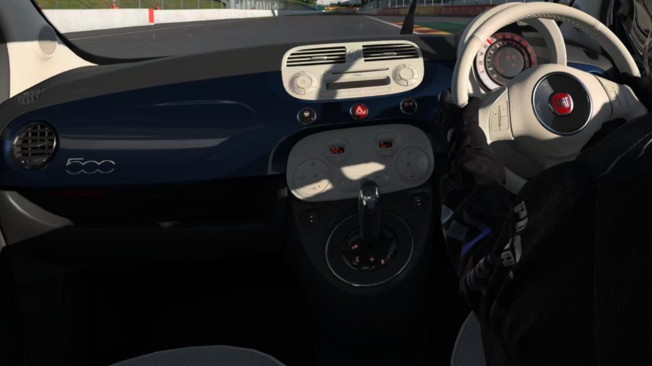 Gran Turismo 7 Fiat 500 1.2 8V Lounge SS Inside & Outside Gameplay