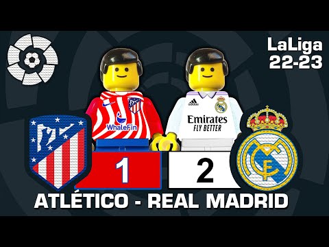 Atletico Madrid vs Real Madrid 1-2 • LaLiga 2022/23 All Goal Highlights Lego Football