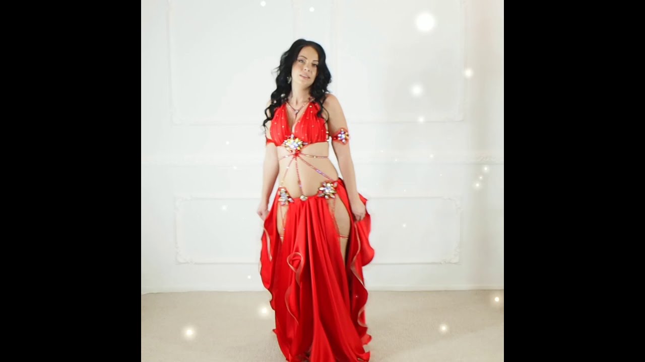 Elegant and sexy belly dance dress Aida Style