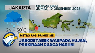 Download lagu Waspada Hujan! Prakiraan Cuaca Wilayah Indonesia Jumat 19 Desember 2025 [Metro Pagi Primetime]