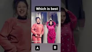 Kacha Badam Reels Anjali Arora Vs Anjali Arora Which Is The Best? Left Or Right 