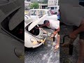 Hand Cranking a VW Beetle to Life #vintage #cars #restoration