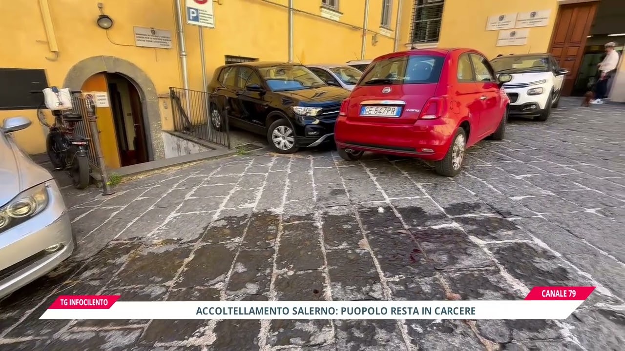 Salerno: accoltellamento nel centro storico, resta in carcere il cinquantasettenne