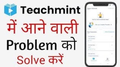 Teachmint app problem solved/Something went wrong problem solved