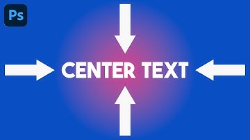 How to Center Text in Photoshop (With One Click!)
