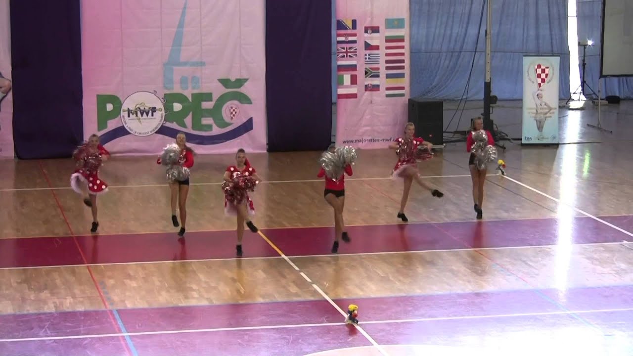 ME Poreč 2014 - POM POM mini juniorky - Studio LB Jeseník